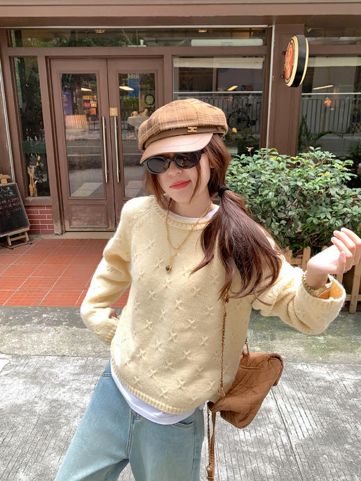 <曾小咸推荐>4.2现货秒杀 ！微信超特价！韩系卷边领口毛衣 日常169.99 立减80 秒杀89.99！！ 商品图8