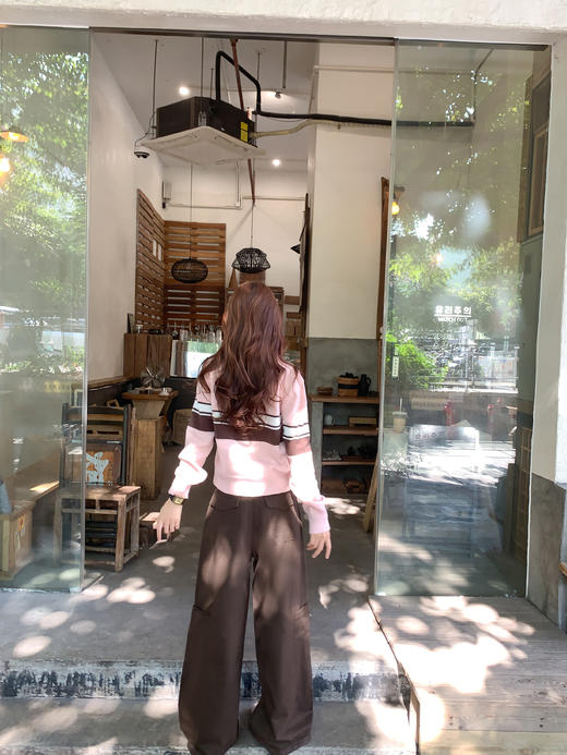 <曾小咸推荐>4.2现货秒杀 ！微信超特价！韩系polo领撞色针织衫 日常189.99 立减100 秒杀89.99！！ 商品图5