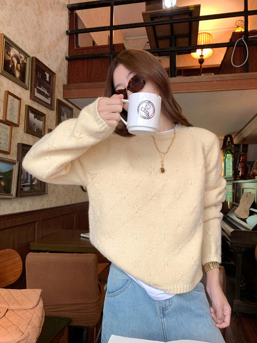 <曾小咸推荐>4.2现货秒杀 ！微信超特价！韩系卷边领口毛衣 日常169.99 立减80 秒杀89.99！！ 商品图11