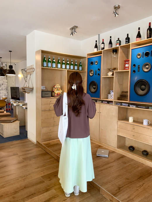 <曾小咸推荐>4.2现货秒杀 ！微信超特价！韩系印花长袖t恤 日常159.99 立减100 秒杀59.99！！绿色半裙 日常199.99 立减110 秒杀89.99！！ 商品图6