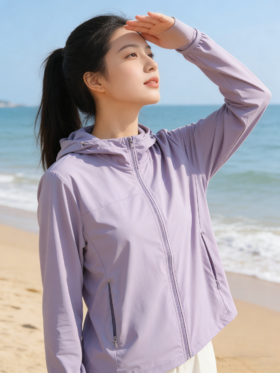 佐丹奴女装26年新款轻薄【凉感/防紫外线/遮热】风衣外套05376121