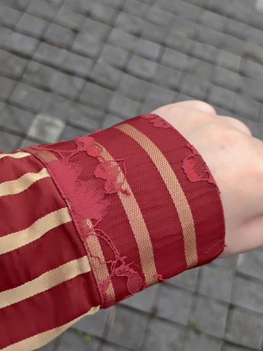 【群内福利】【条纹长衬衫】色织竖条锦棉面料，手感爽滑亲肤 密度高 纹路紧致，好打理 商品图8