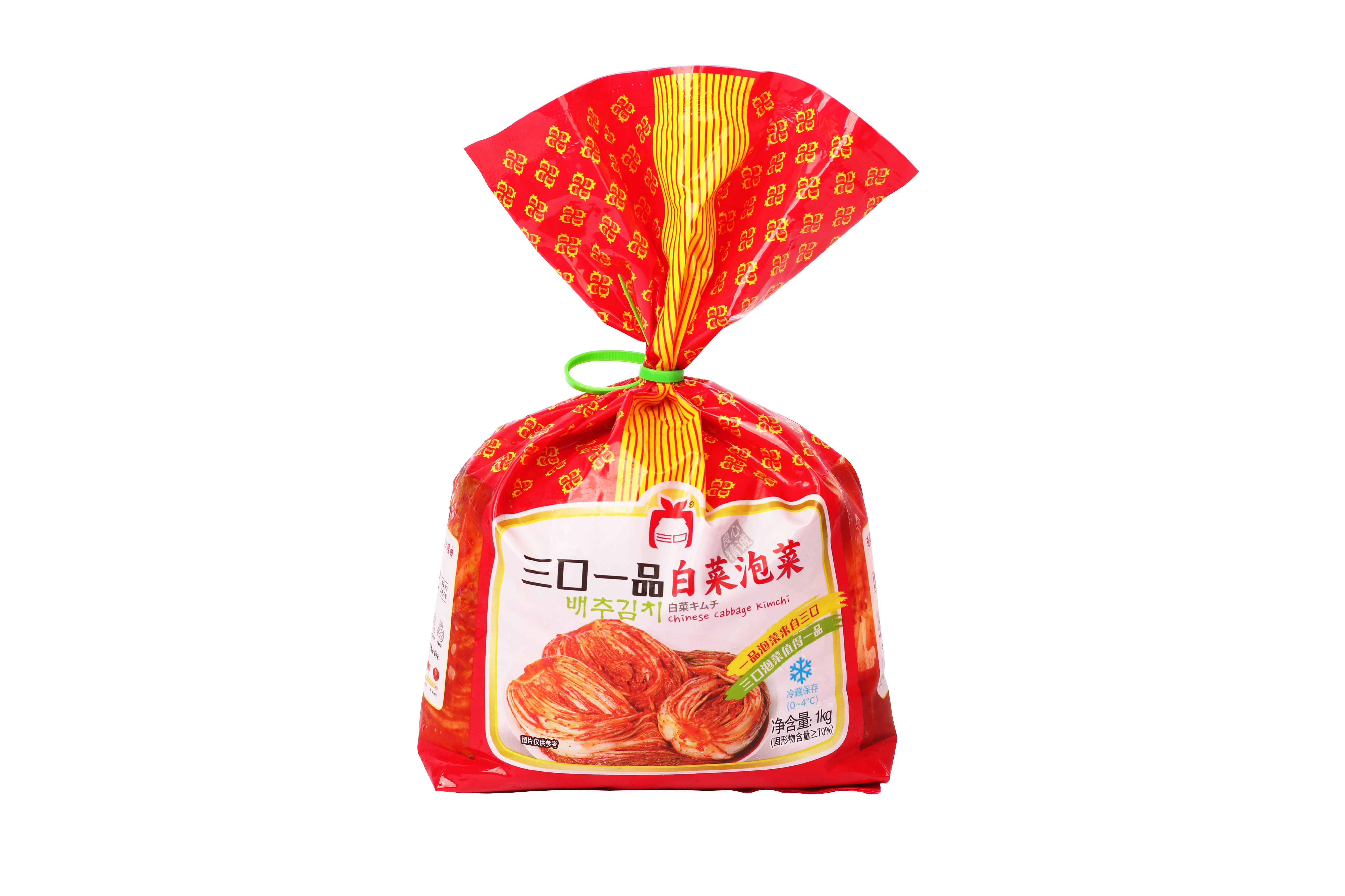 삼구일품 배추김치 1kg 三口一品 白菜泡菜1kg