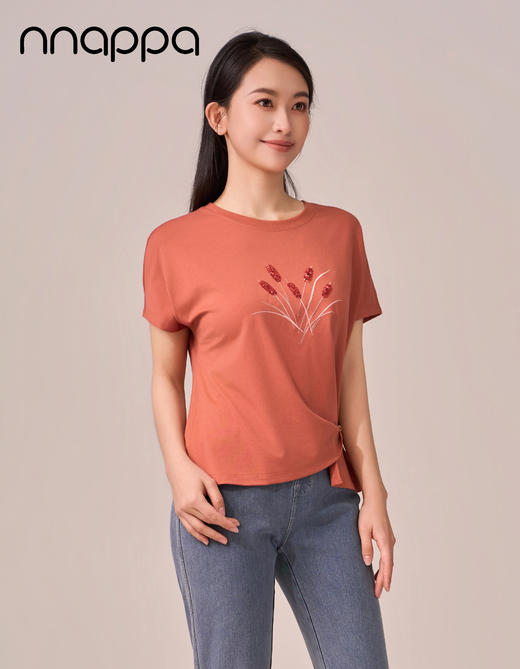 芦苇草圆领女上衣CA7345 商品图4