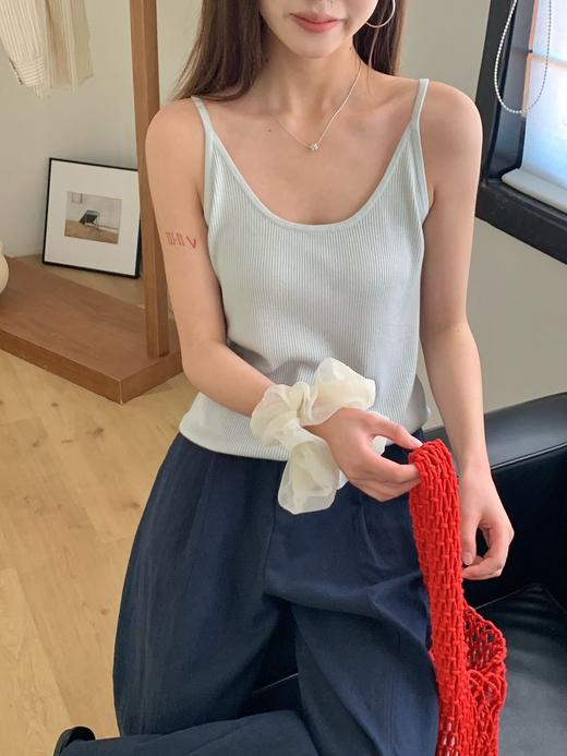 巨显瘦🔥含绵羊毛的神仙针织衫！【NECHEER柏奥玛春夏季针织吊带2606】，10色任选闭眼搭✨ 精心配比🌿【面料】42.3%腈纶、32.1%绵羊毛、25.6%锦纶 绵羊毛混纺 商品图3