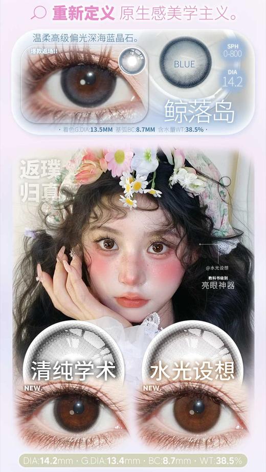 Onlycon半年抛78/副98/2副118/3副148/4副178/6副,鲸落岛清纯学术，最高度数800 商品图2