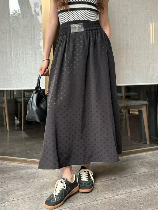 女款提花压褶半裙he008 商品图3