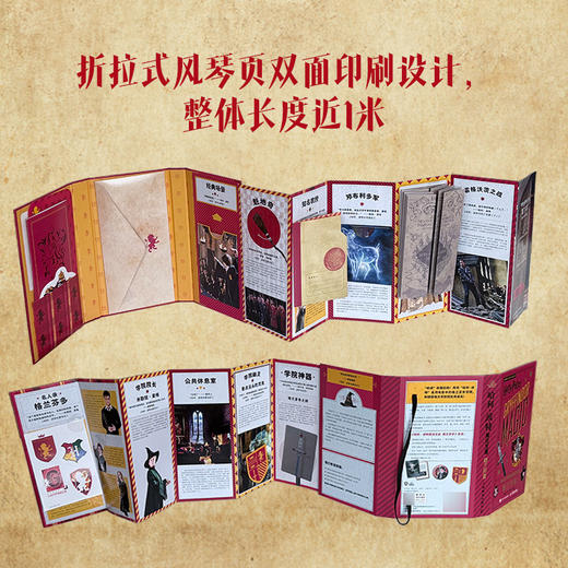 哈利波特魔法宝盒 格兰芬多 华纳官方正版授权哈利波特周边宝盒拉页电影道具幕后故事格兰芬多吧唧校徽贴纸 商品图1