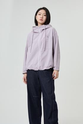 水淼加大码女装2026春新款休闲薄款一手长显瘦连帽外套2120