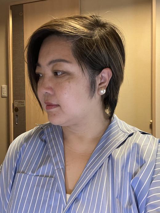 【日本溯源之旅】14k金 经典圆形无边镶马贝 15mm青粉光 简约优雅 弹力双夹 6.4g（展会产品拍下后不支持7天无理由退换货） 商品图3