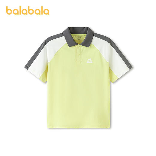 【商场同款】巴拉巴拉童装男童短袖t恤儿童2026夏新款POLO衫速干 商品图0