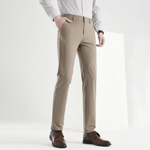 男士商务休闲裤夏季新款修身直筒长裤轻奢高级感西裤  KDZC-7303 商品图1