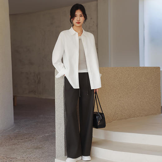 SAKURA樱花 生态棉弯刀裤 显瘦遮胯 居家休闲 26103 商品图3