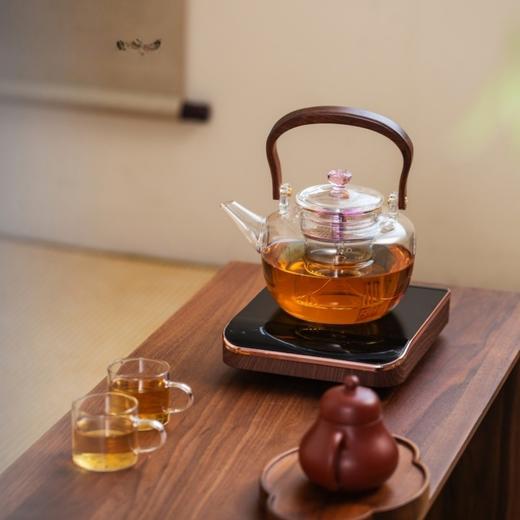 蒸煮两用高硼硅玻璃壶 明火直烧不炸裂！出水顺 断水利落 不滴水不挂杯 煮水煮茶 养生茶饮 耐高温 防爆裂 烧水煮茶 东方禅意之美 电陶炉煮茶器 包邮|百里居 0407 商品图4