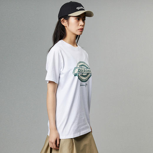 Dickies夏季新款常规休闲大logo男女情侣同款圆领短袖T恤内搭 DK0A87CP 商品图4