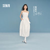 森马连衣裙女夏蝴蝶结纯色抹胸吊带裙2026新款百搭千金风法式长裙 商品缩略图0
