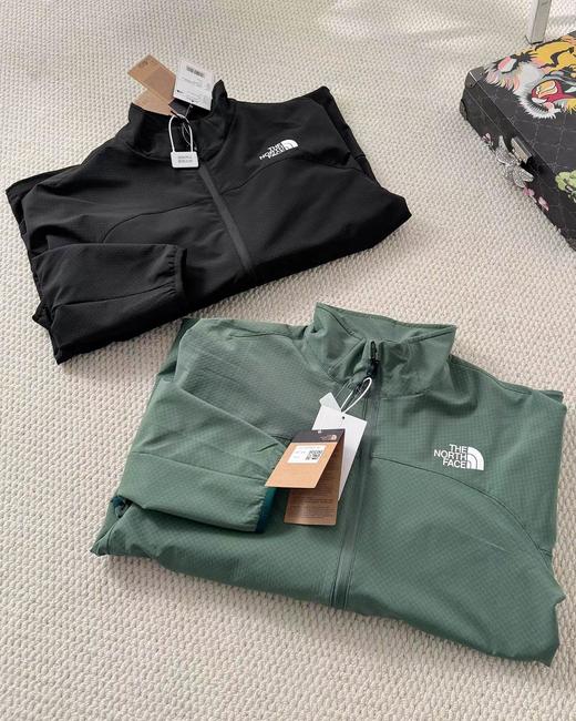 F040202春夏新款棋盘格抓绒面料软壳防泼水户外男款长袖外套 商品图1