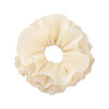 三彩2026新款白色褶皱双层蕾丝发圈荷叶边发绳约会下午茶法式温柔 商品缩略图1