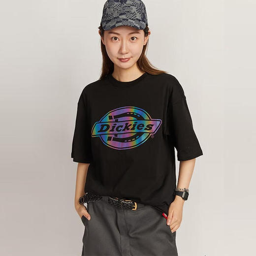 Dickies胸前大LOGO镭射休闲短袖 百搭简约男女同款T恤 DK012183 商品图2