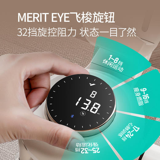 麦瑞克小鲸鱼后驱家用椭圆机 磁控静音运动椭圆仪小型健身器材MR-E11W1 商品图2