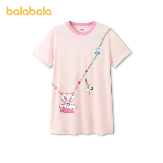 【商场同款】巴拉巴拉女童睡裙夏新款儿童家居裙子空调服纯棉舒适 商品图4