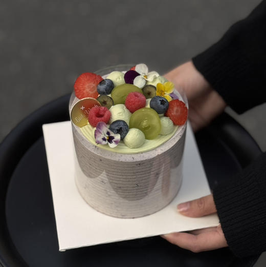 LITTLE WITCH｛春日新搭配｝蓝莓开心果蛋糕 天然花青素 手工蓝莓酱 双重奶油口味 商品图0