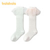 【商场同款】巴拉巴拉宝宝袜子夏季新款网眼透气长筒袜防蚊两双装 商品缩略图4
