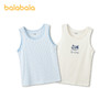 【商场同款】巴拉巴拉儿童背心夏新款宝宝男打底衫a类无袖两件装 商品缩略图4