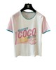 女款经典coco印花短袖T恤ba025 商品缩略图0