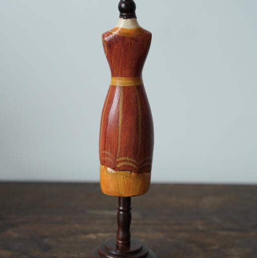 法国巴黎vintage手绘木质模特首饰架 商品图1