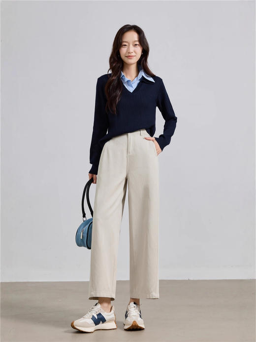 AVANN 天丝棉九分裤/中缝线西裤长裤 通勤神裤 休闲通勤西裤系列 商品图4