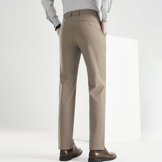 男士商务休闲裤夏季新款修身直筒长裤轻奢高级感西裤  KDZC-7303 商品图3