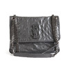 【95新】YSL圣罗兰NIKI系列633158中号灰色D扣niki链条包单肩包女士300326NJS09 商品缩略图0