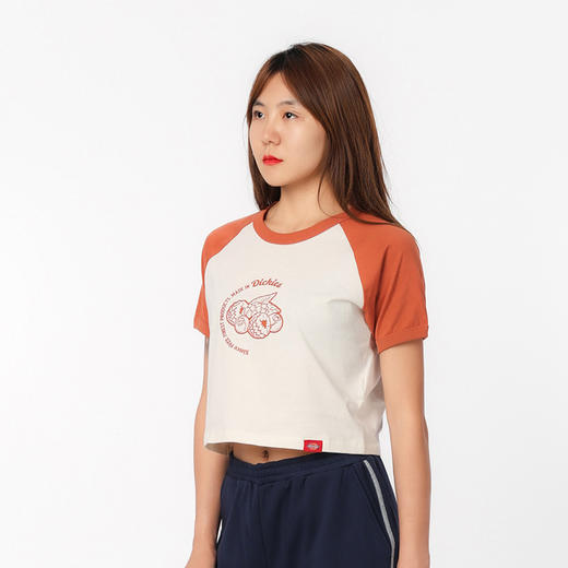 Dickies短袖T恤 女式短款印花插肩袖舒适圆领短袖T恤 DK0A87CX 商品图6