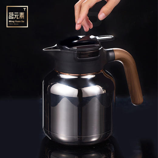 钛美纯钛内胆焖茶壶星光银PA 商品图3