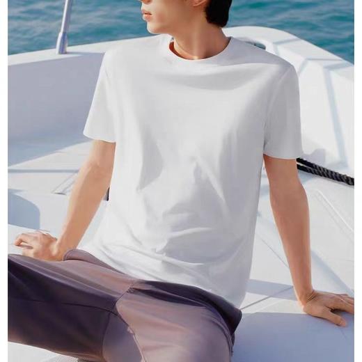 棉花星期五丝光棉男士T恤T3（XL-4XL）黑/白（尺码颜色请备注） 商品图1