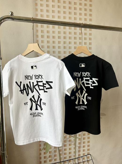 点此购买120-160MLB洋基队夏季儿童字母印花短袖T恤 kk 344051 商品图0
