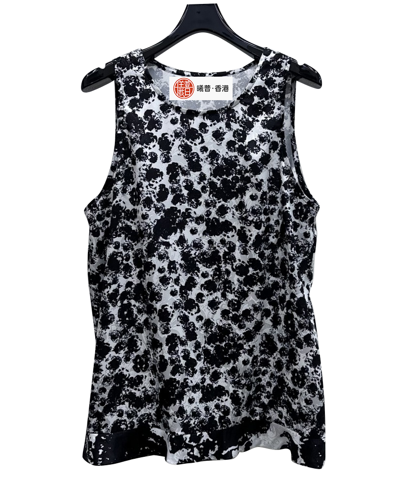 女款水墨提花背心he025