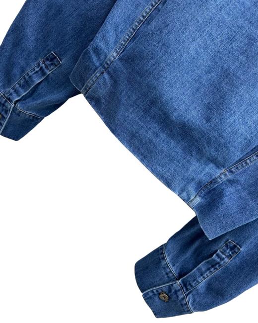 女款刺绣褶皱牛仔外套 可配套装la014 商品图2