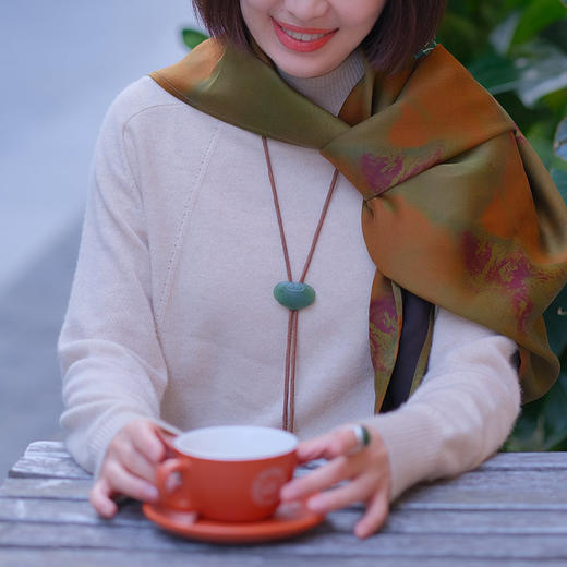 「巳巳如意」玉如意项链&明月戒指套组 商品图5