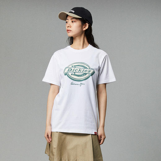Dickies夏季新款常规休闲大logo男女情侣同款圆领短袖T恤内搭 DK0A87CP 商品图3