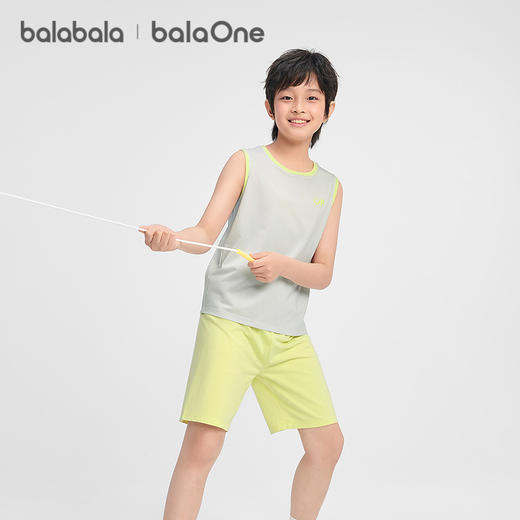 巴拉巴拉男童背心套装夏季空调服儿童睡衣小童宝宝家居服大童无袖 商品图2