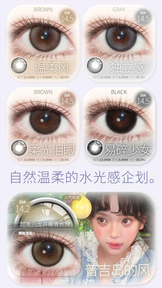 Onlycon半年抛78/副98/2副118/3副148/4副178/6副,鲸落岛清纯学术，最高度数800 商品图4