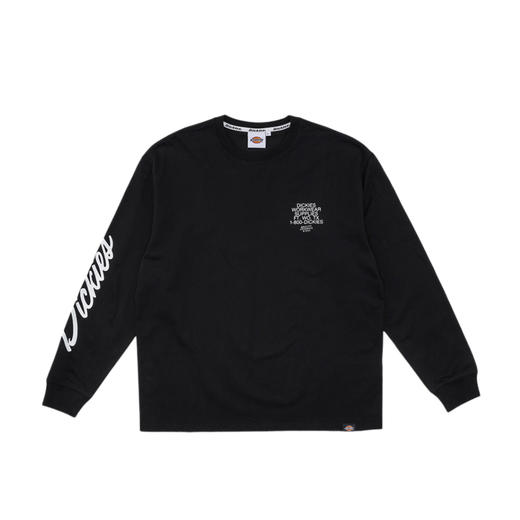 Dickies男士字母印花长袖T恤 卫衣男 休闲百搭背后大图案卫衣 D 商品图1