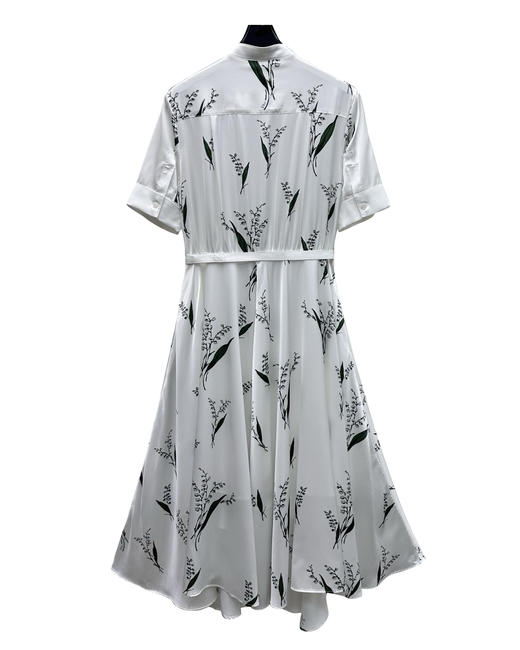 女款印花蝴蝶结连衣裙ba010 商品图1