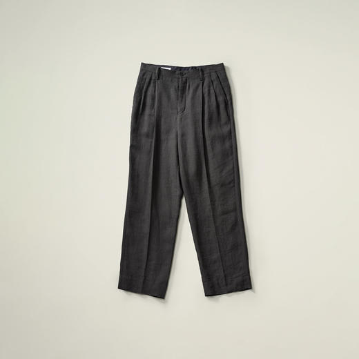 KAPTAIN SUNSHINE Shoecut Slacks 亚麻真丝混纺宽松长裤 商品图0