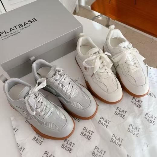 下单3-7天发货！Plat Base 芭蕾缎面德训鞋 经典鞋型搭配绸缎面料 丝绸鞋带优雅精致 走路带风不撞款 糯叽叽踩屎感 商品图1