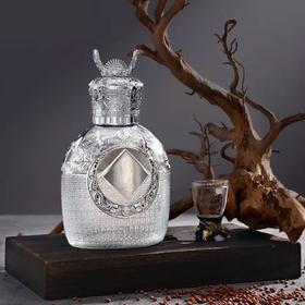 【高端收藏】2023年酒鬼酒银饰文化 馥郁香型白酒 54度 500ml单瓶 500ml*4瓶整箱