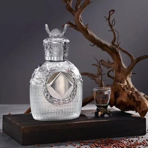 【高端收藏】2023年酒鬼酒银饰文化 馥郁香型白酒 54度 500ml单瓶 500ml*4瓶整箱 商品图0