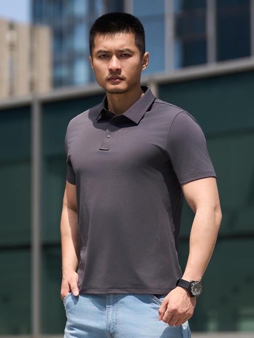 三代龙牙隐之云纤速干短袖POLO 商品图4